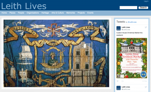 2014 Leith Lives website